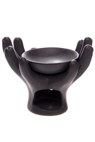 OEM Mudra Lotus Ceramic Aroma Lamp for Essential Oil Diffusion - Aromatherapy Decor