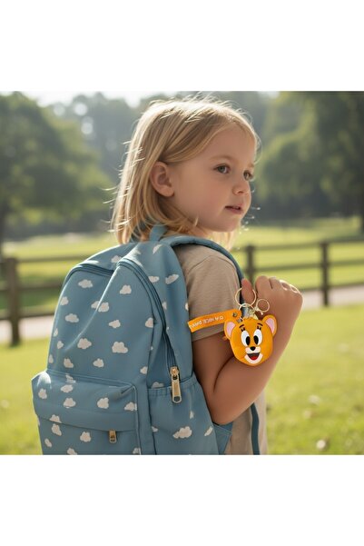 SeaBubbles Tom Jerry Silicone Wallet Keychain Standard Yellow