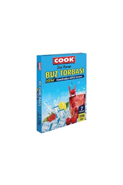 Cookc كيس ثلج كوك ذاتي الغلق، 7 قطع في واحد
