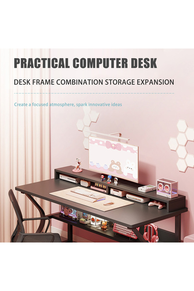 Gogoya Gaming Table Computer Desk, Gaming Desk, Office Table with Storage Study Desk for Home Office Desk