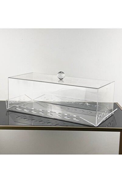 Afaq صينية تقديم اكريليك بغطاء