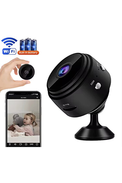 yollayenilensin Mini WiFi Göz Kamera – 1080P HD, Mıknatıslı, Gece Görüşlü, Ta...