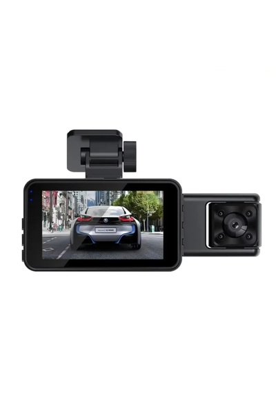 OEM Car Dash Camera EM-S15 3 Lens 360° View Full HD 1080p 3 Inch Display Night Vision WiFi