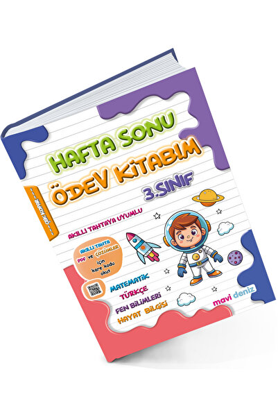 Mavi Deniz Yayınları 3. sınıf haftalık ödev kitabım