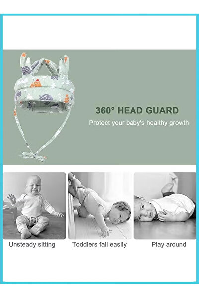 Generic Baby helmet, suitable for crawling and walking babies, soft padding, suitable for 1-2 years old.