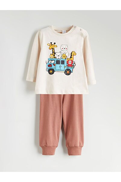 LC Waikiki Lcw Eco Crew Neck Boys' Pajama Set