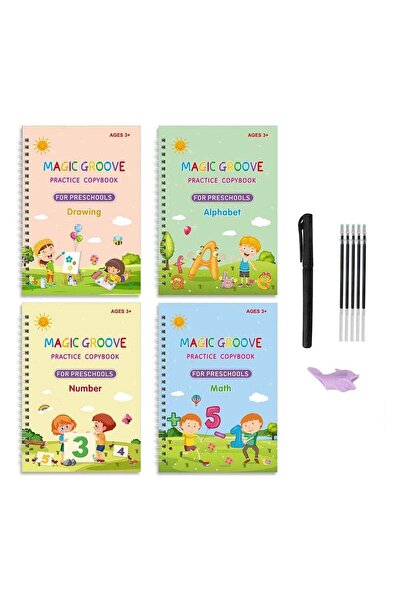 TEGRILO مجموعة دفاتر الكتابة اليدوية السحرية القابلة لإعادة الاستخدام للأطفال...