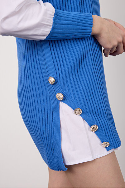 By Özge Ulaş Knitwear Sweater Shirt Combination Double Product