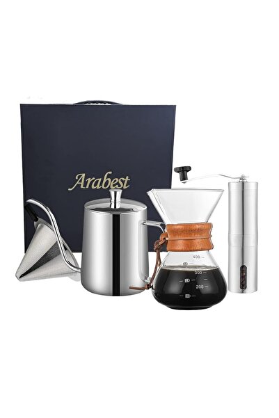 Arabest Pour Over Coffee Maker Set, Great Replacement for Coffee Machines