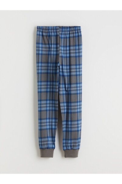 LC Waikiki Lcw Kids Elastic Waist Plaid Boys' Pajama Bottoms
