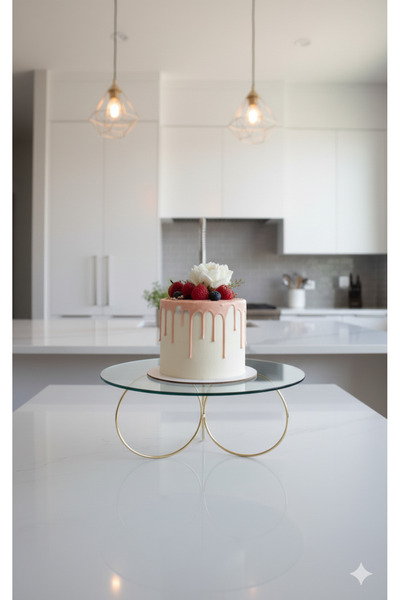 NN plastik Dekoratif Halkalı Pastalık Kurabiyelik Standı