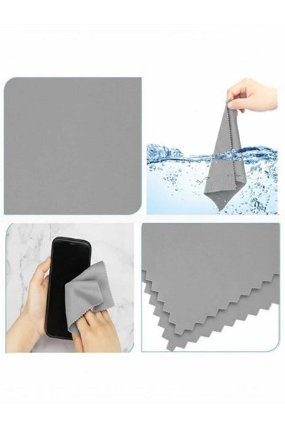 TrendMilano 20 Pieces Microfiber Glasses Cleaning and Screen Cleaning Cloth for Electronic Devices 18X15 cm