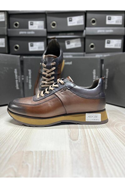 Pierre Cardin 11922830-1 Brown Leather Men's Shoes