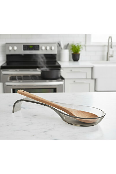 LUCES DESİGN Διαφανές Στήριγμα για Κουτάλες Πάγκου, Ακρυλική Θήκη για Κουτάλια