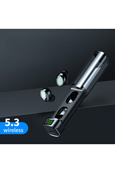 OEM Bluetooth Earphones EM-BQ60 Smart 5.3 Low Latency Touch Control Siri Universal IOS Android Black