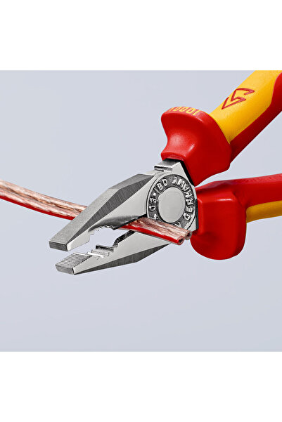 Other Combination pliers with multi-component grips, insulated according to VDE, chrome plated, 180 mm