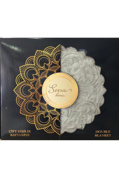 ROYAM Serra Home Embos Double Blanket Boxed 220 X 240