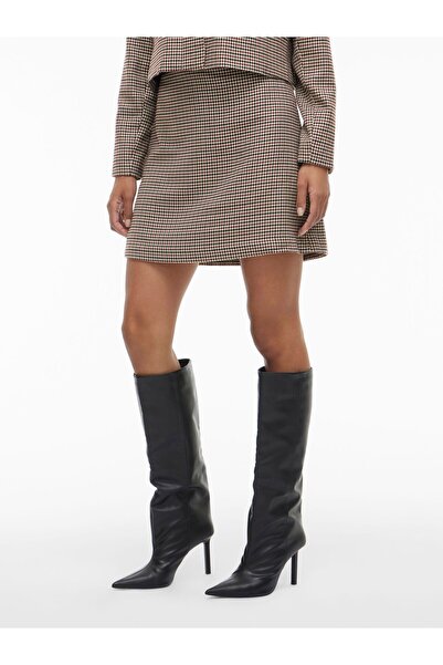 VILA Minirock VIENILLA Karierter