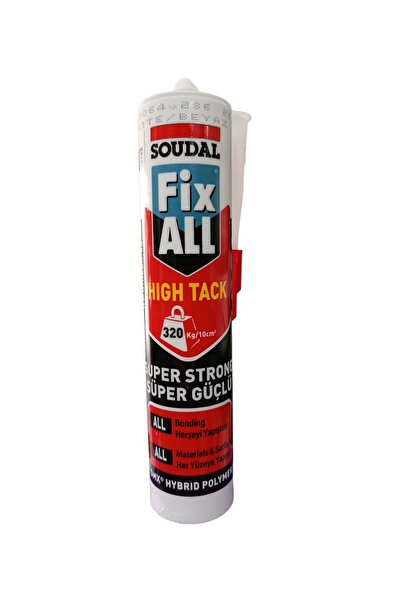 Soudal Fix All High Tack Hibrit Polimer Silikon Beyaz 290 ml