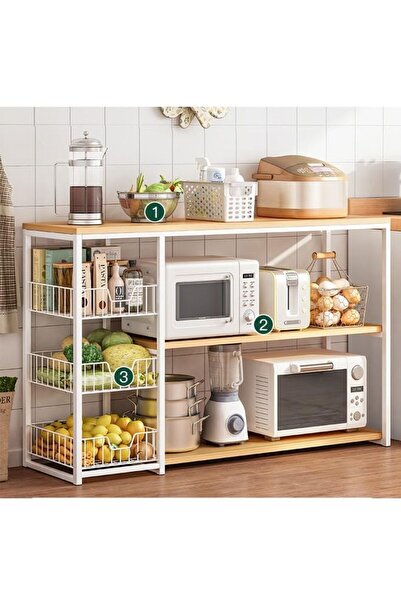 KEKE 3 Layer Kitchen Storage Rack