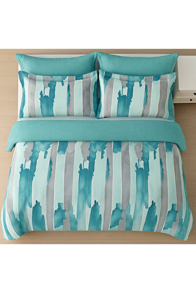 Casa Pucioasa Lenjerie de Pat ,Bumbac finet 6 Piese ,Cearșaf Normal pentru Pat Dublu