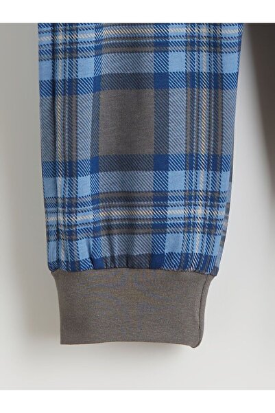 LC Waikiki Lcw Kids Elastic Waist Plaid Boys' Pajama Bottoms