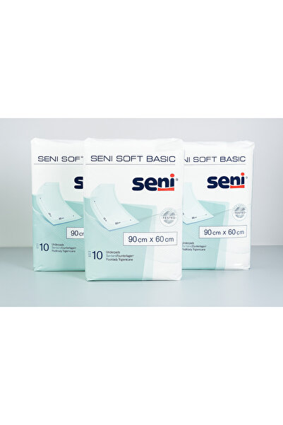 Seni Pachet 3 bucati x Soft Basic 90x60 cm