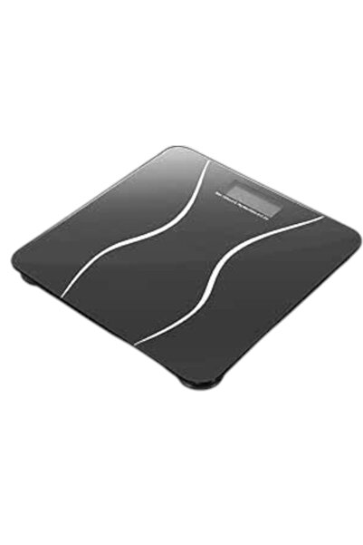 WDA Digital Body Fat Scale, LCD Display, Glass Platform, 180 kg Capacity, Ultra Slim