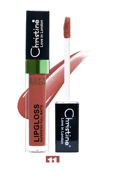 Christine Christine Matte Liquid Lipstick CH2025-11, 1+1 Free Offer