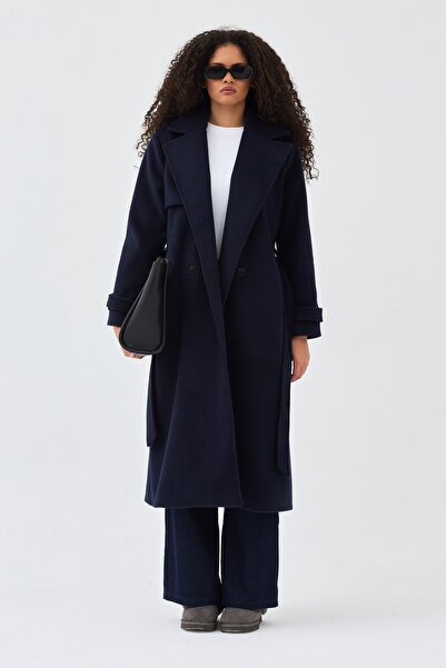 QANU Παλτό Lunaris Ναυτικό Μπλε