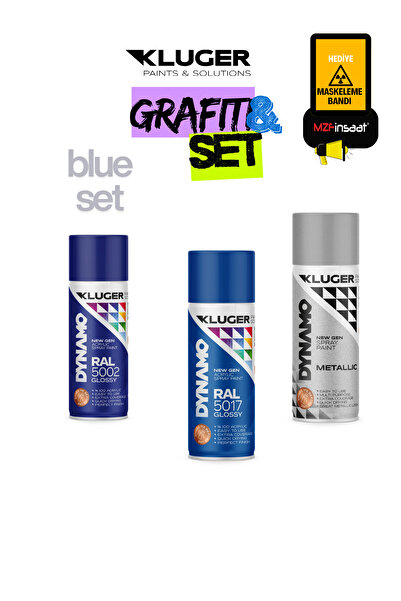 MZF Kluger Graffiti-Grafiti-Duvar-Beton-Ahşap-Plastik-Demir-Metal Sprey Boyam...