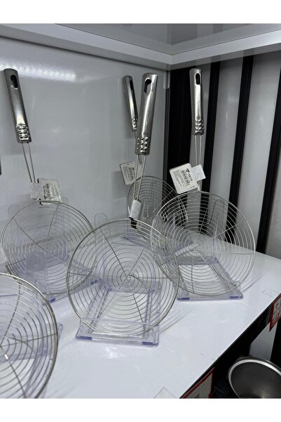 Tercih Home 3-Piece Wire Colander Set Kitchen Serving Set 12-14-16 cm