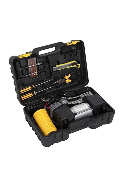 stuffix Kit compresor auto, 2 cilindri, 7 accesorii, 12V