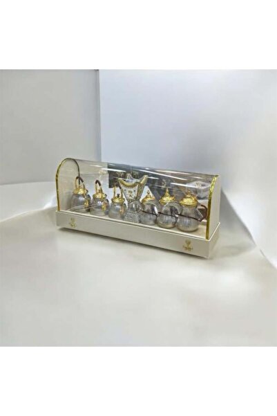 United صندوق أبيض مع دلة وأباريق ومبخرة