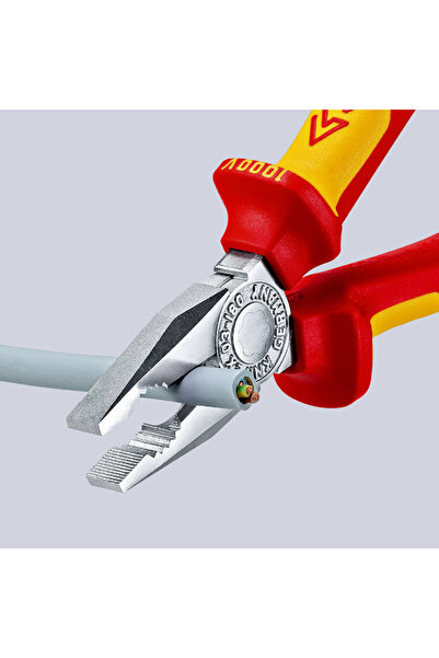 Other Combination pliers with multi-component grips, insulated according to VDE, chrome plated, 180 mm