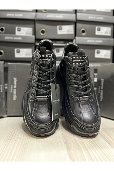 Pierre Cardin 1022503 SİYAH ERKEK DERİ BOT