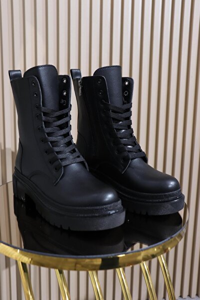 DERİ KABUSU Lace-Up Women's Boots 198