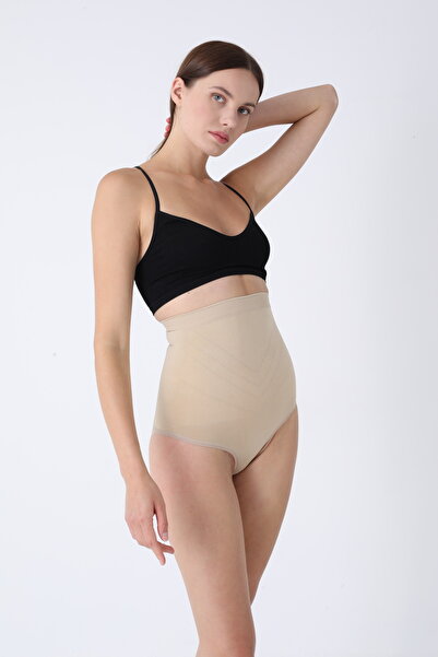 Serena Classic high-waisted shaping panty - beige