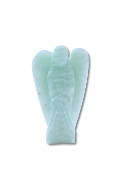 craftmystic Figurină de înger din amazonit sculptată manual, 55 mm - Protecție și tăcere