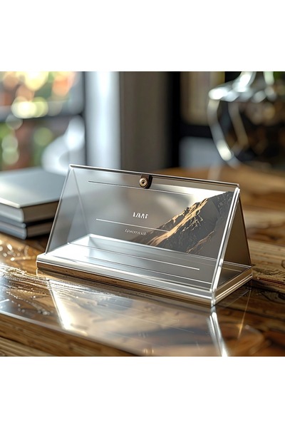 smart choice Personalized Acrylic Desk Name Plate – Custom Engraved with Name and Title