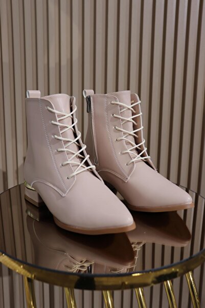 DERİ KABUSU أحذية نسائية برباط 196