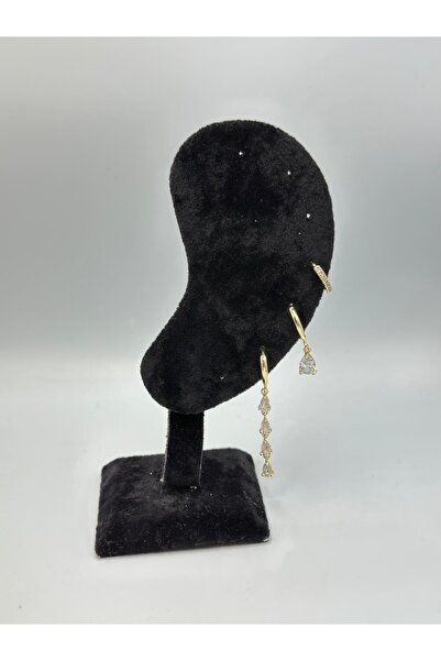 MyladyAccessoriess Dangle Drop Set Earrings (Steel)