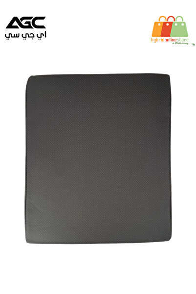 AGC Black Leather Car Center Console Armrest Cushion Pad – Comfortable, Anti-Slip & Protective Cover