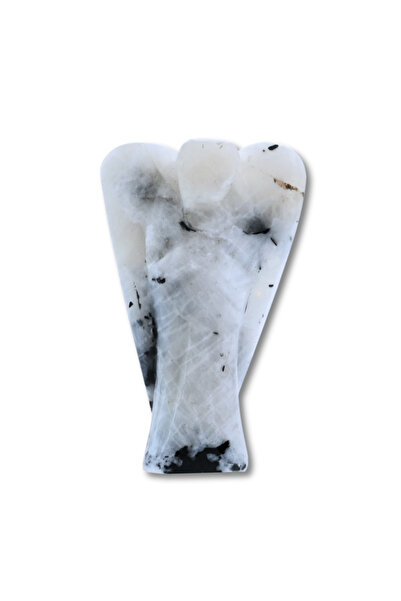 craftmystic Figurină Înger Piatră Lunii Curcubeu 55mm - Tăcere și Armonie