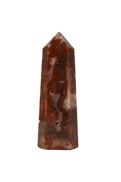 craftmystic Карнеол Агат 9-10 см Уникална кристална кула от Карнеол Агат - Ем...