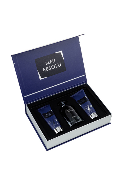 Riffs Bleu Absolu Gift Set Eau de Parfum 100 ml + Shower Gel 100 ml + Body Lotion 100 ml, Riiffs