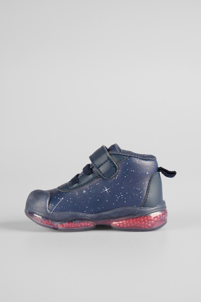 Vicco Geminis Orthopedic Baby Boy Navy Blue Lighted First Step Boots