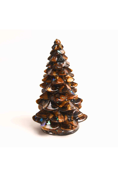 craftmystic Figurină Bradut cu ochi de tigru - Protecție și încredere