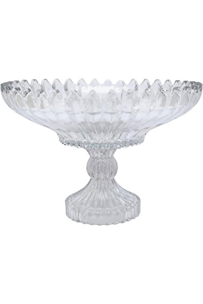 city glass Brasilia Clear Fruit Bowl, 30 cm, Glass, 1 piece