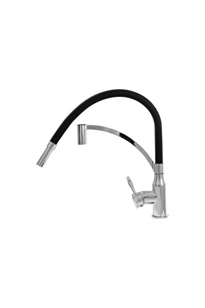 Alessandro DESIGN Kitchen Faucet, Sanitary Brass, Black with Chrome